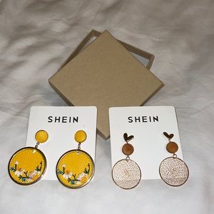 SHEIN dangling earrings set (2)